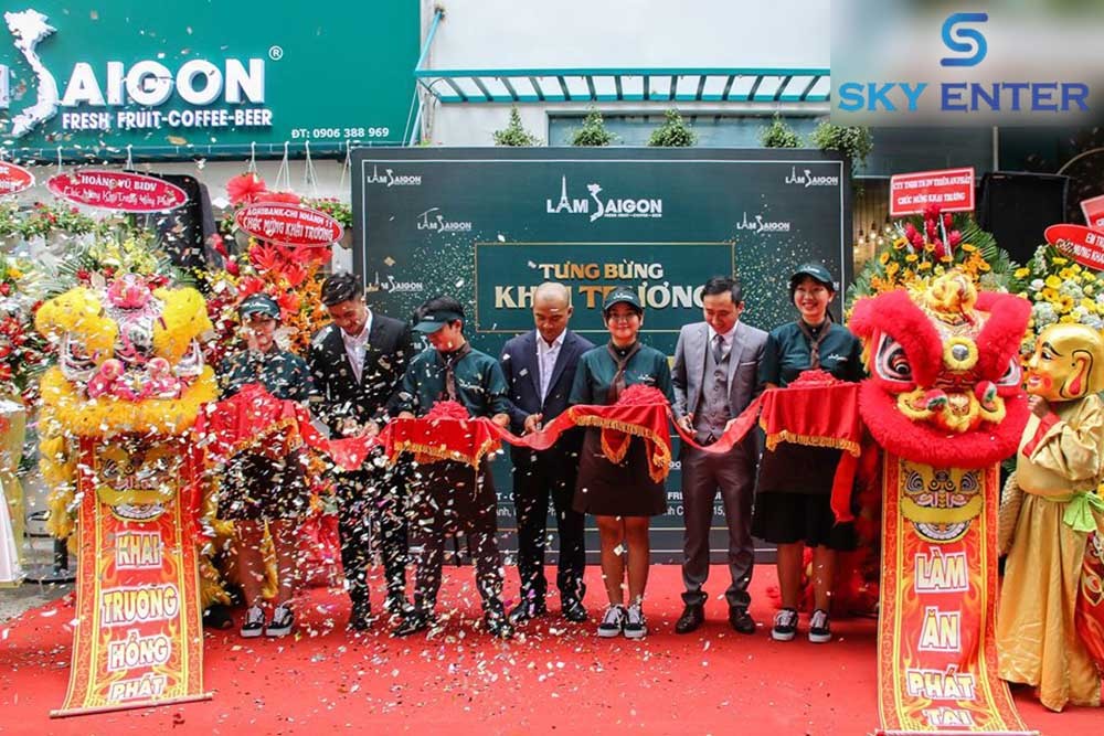 TỔ CHỨC SỰ KIỆN KHAI TRƯƠNG CHI NHÁNH THỨ 2 CỦA LAM SAIGON